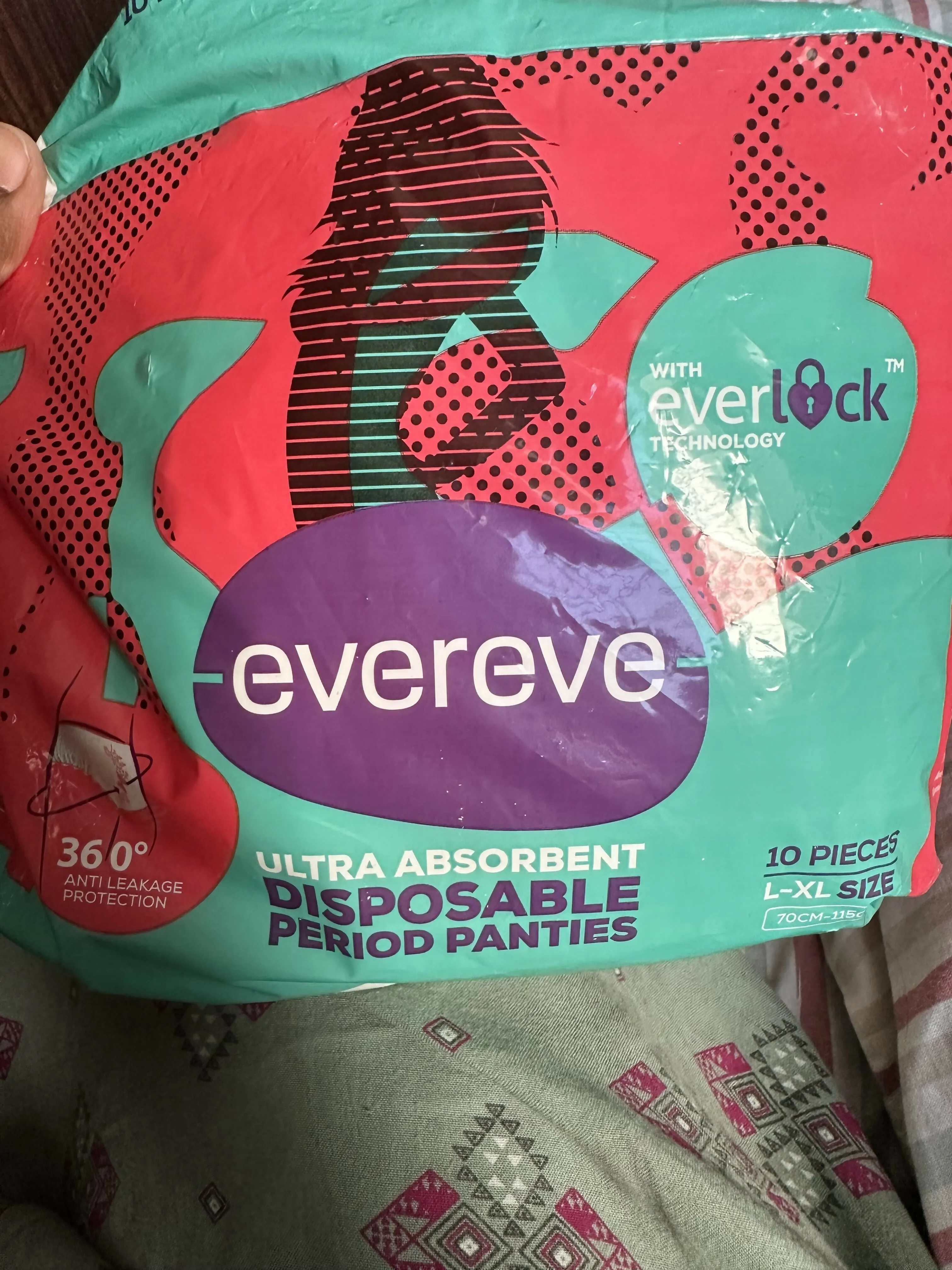 ABENA Maternity pads and EVEREVE disposable panties for new moms