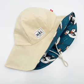 Adult Summer Hat (Blue Puffin)