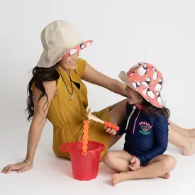 Adult Summer Hat (Coral Puffin)