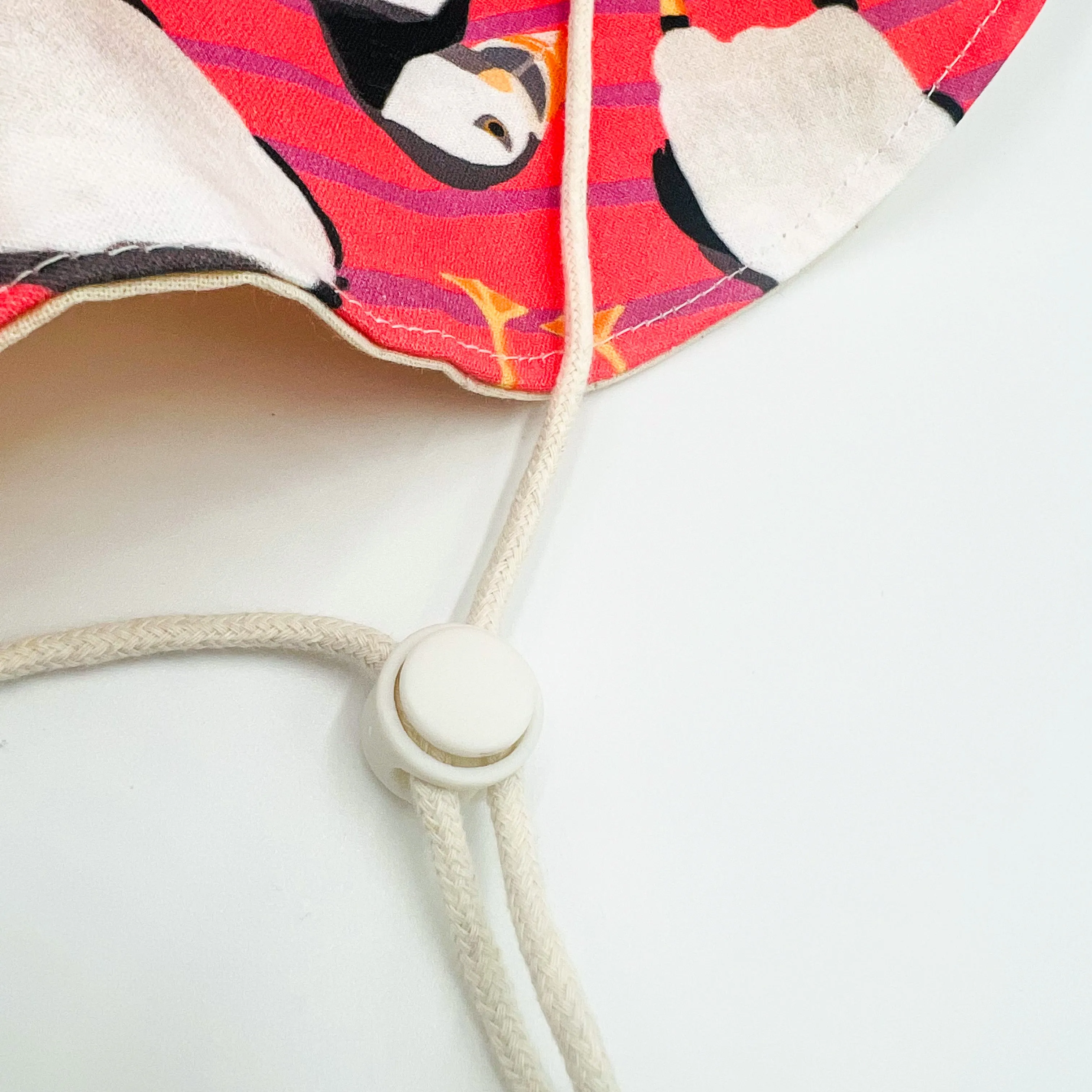 Adult Summer Hat (Coral Puffin)