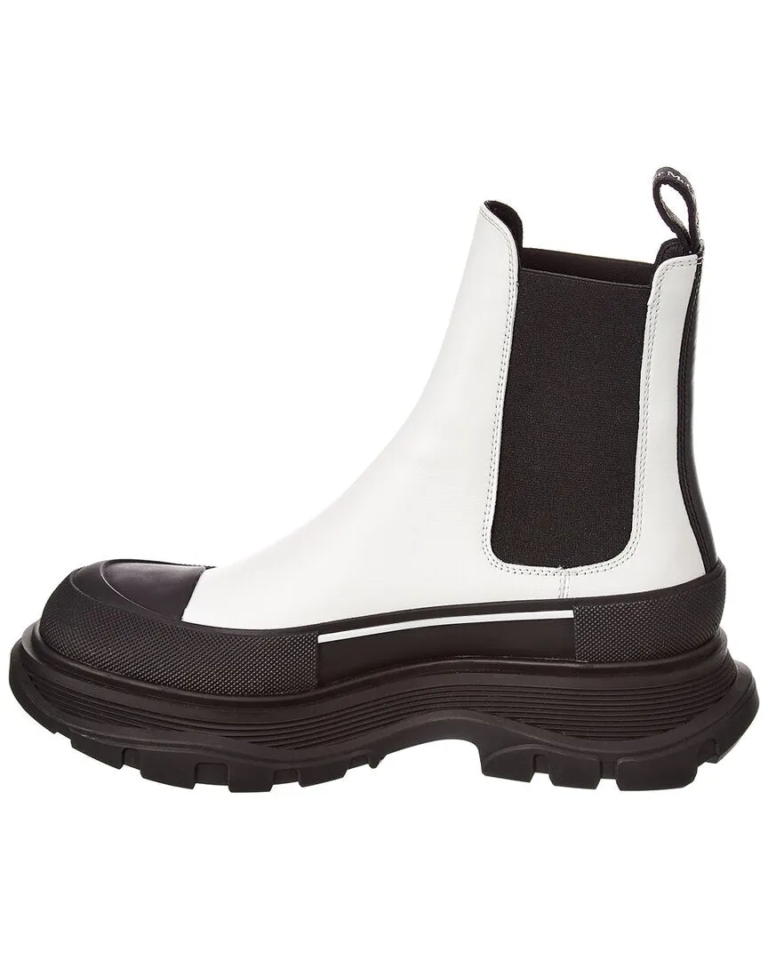 Alexander Mcqueen Tread Slick Leather Boot