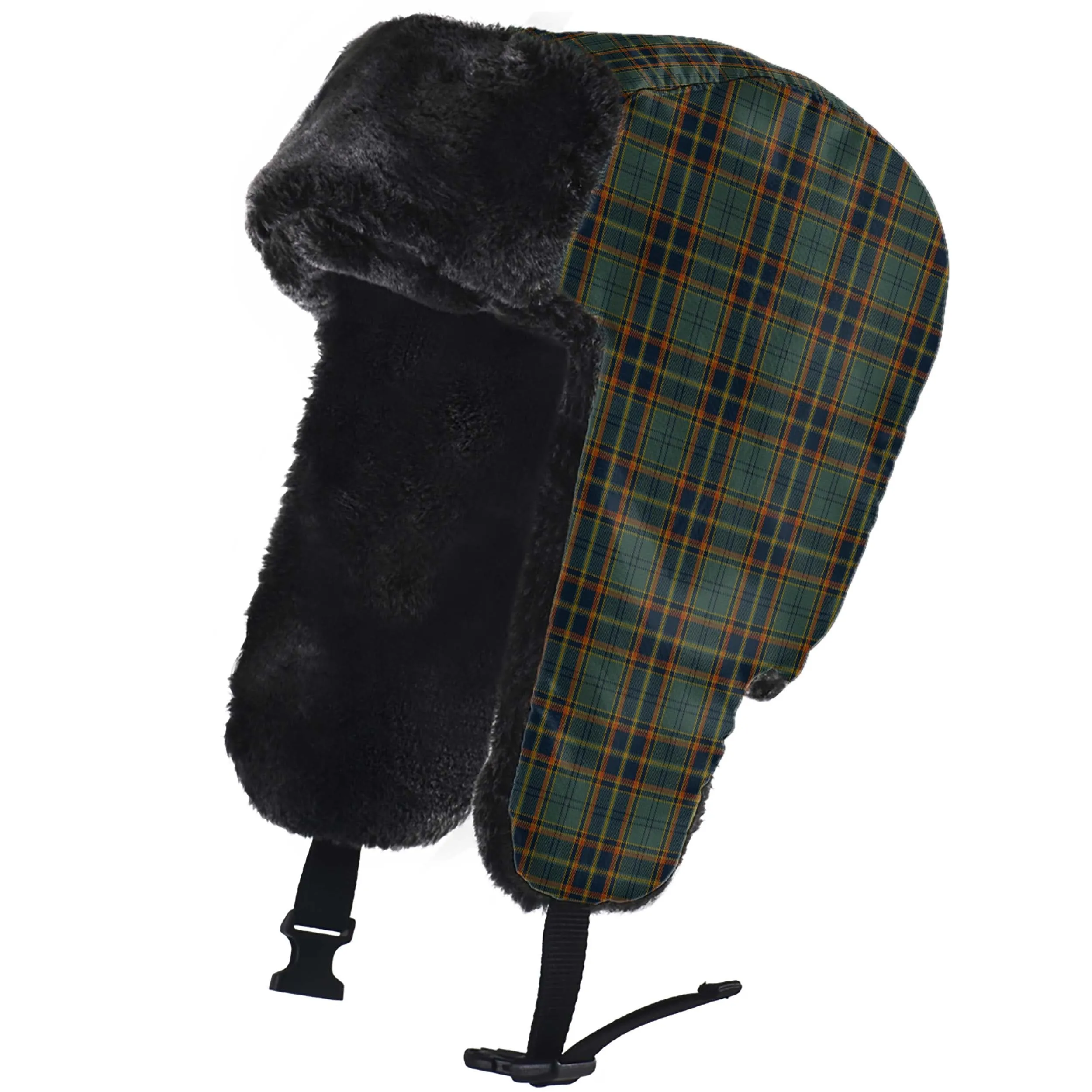 Antrim County Ireland Tartan Winter Trapper Hat
