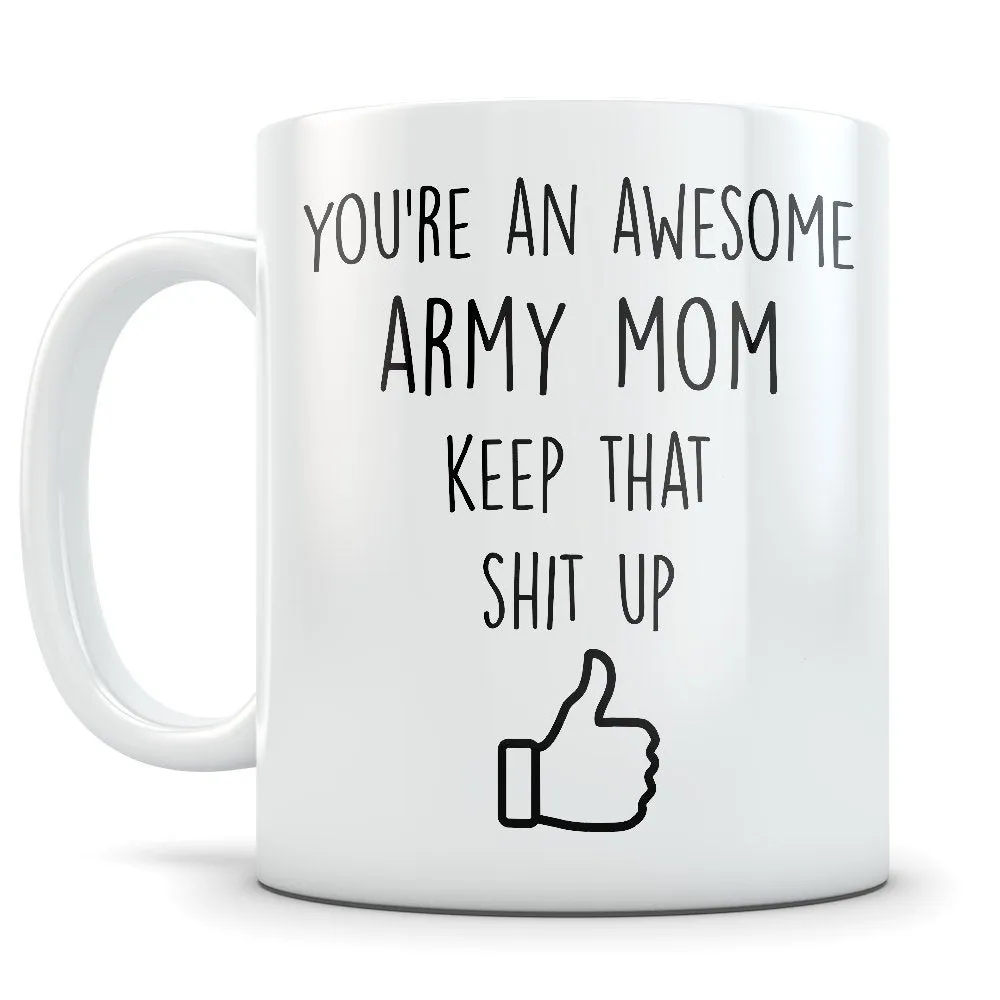 Army Mom Gifts U.S Mug