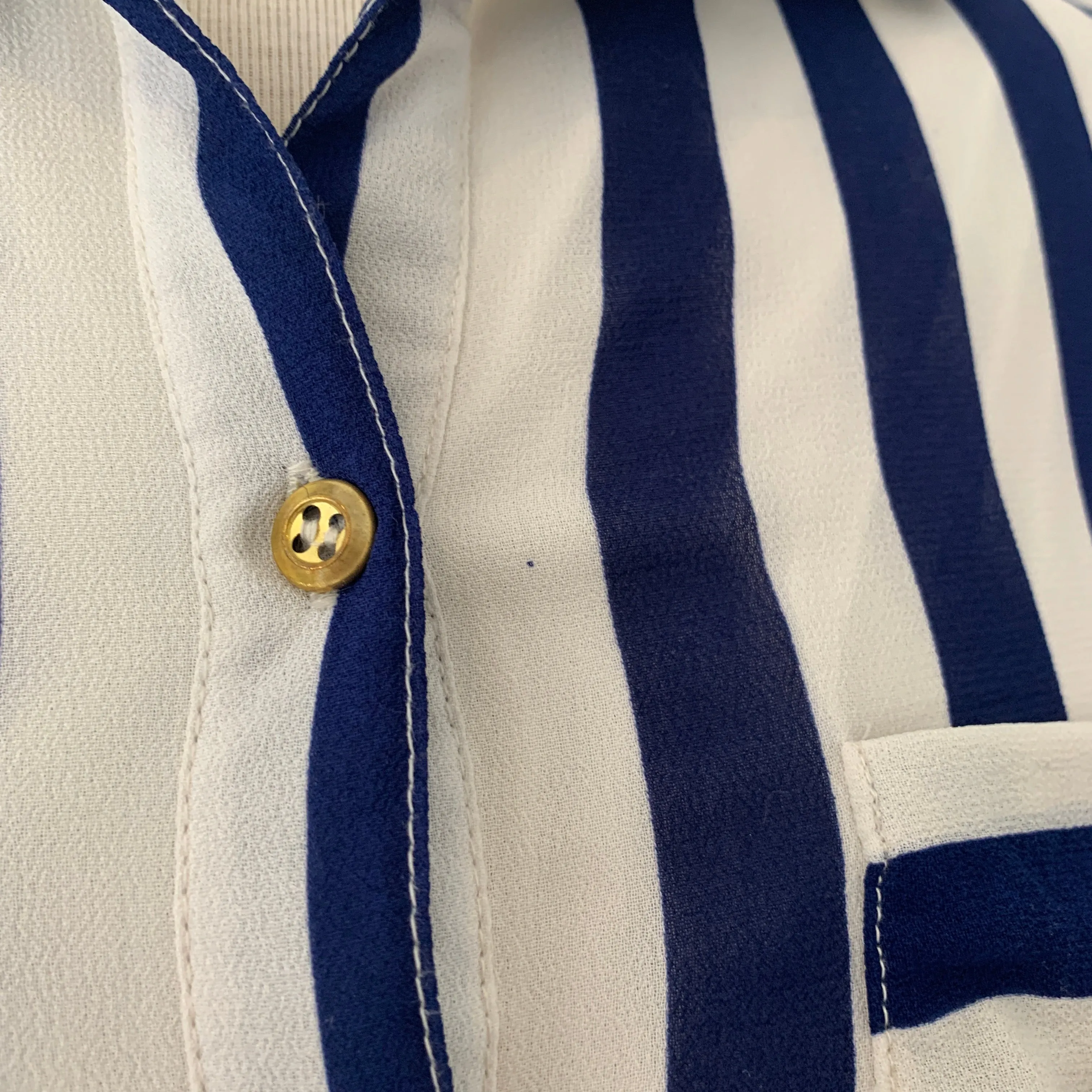 Atmosphere Blue & White Striped Dress | Gently Used |