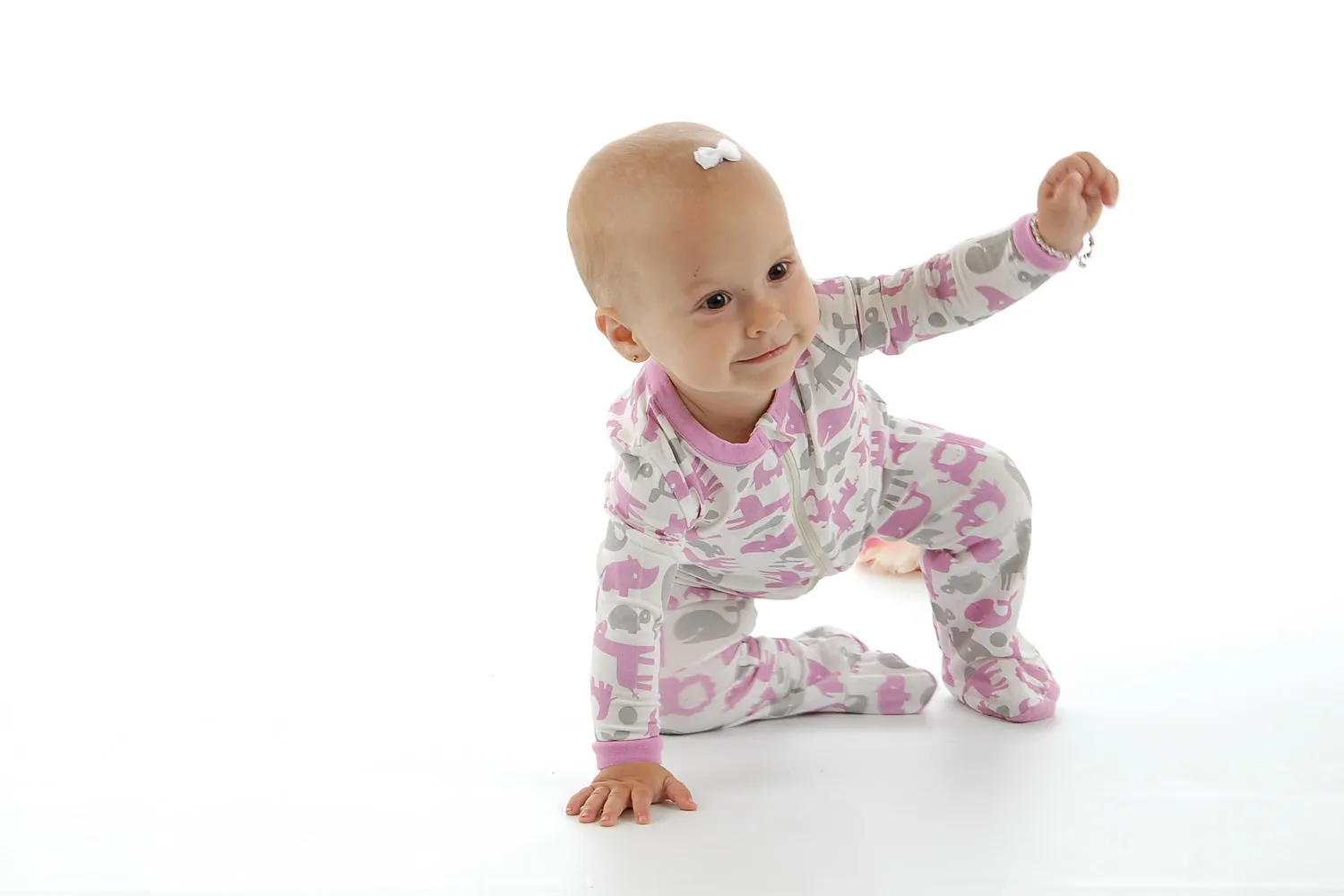 Bamboo Footies with Easy Dressing Zipper - Rosie & Dove