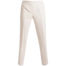Bi Stretch Short Classic Side Zip Pant in Winter White