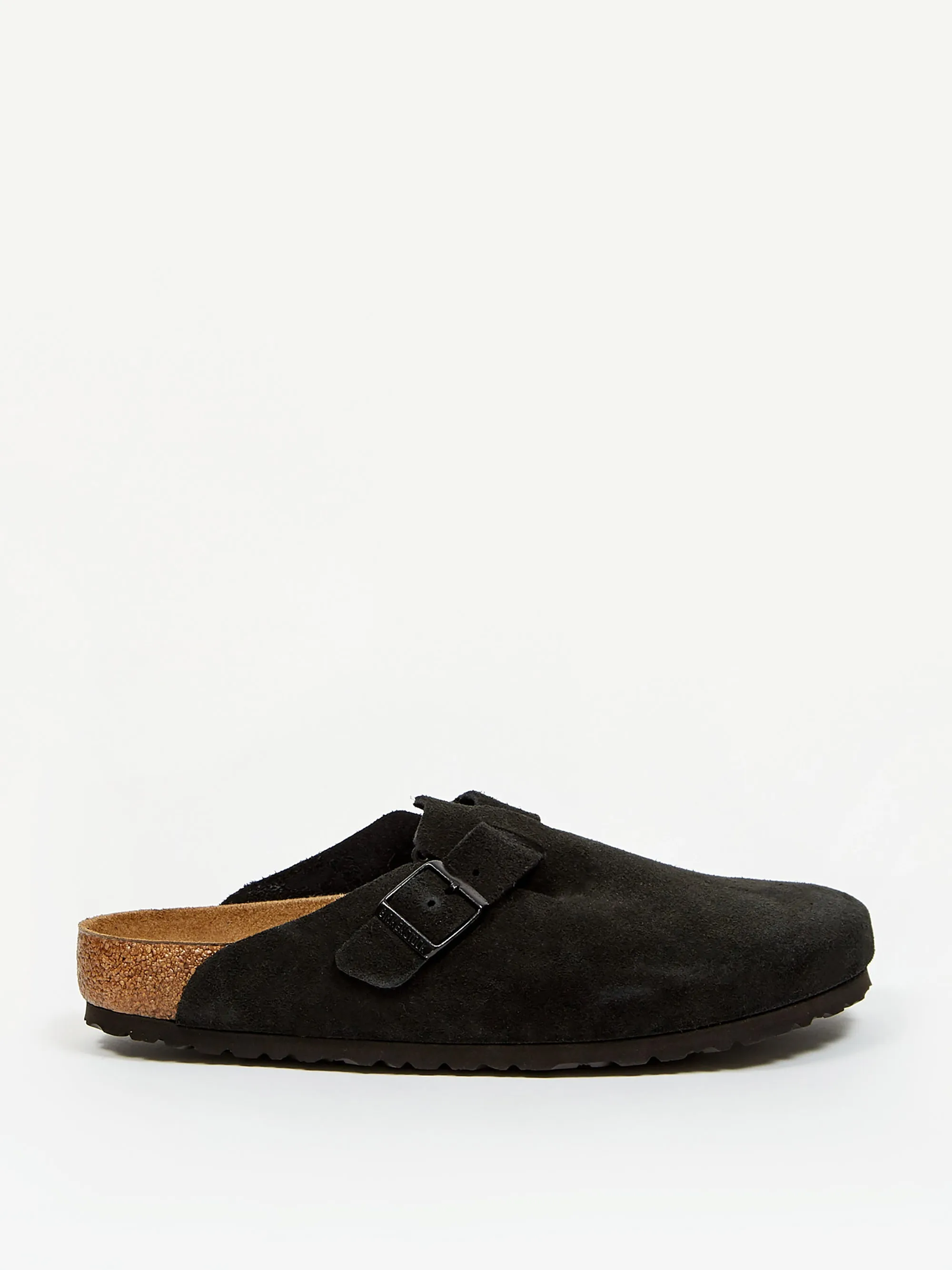 Birkenstock Boston Suede W - Black