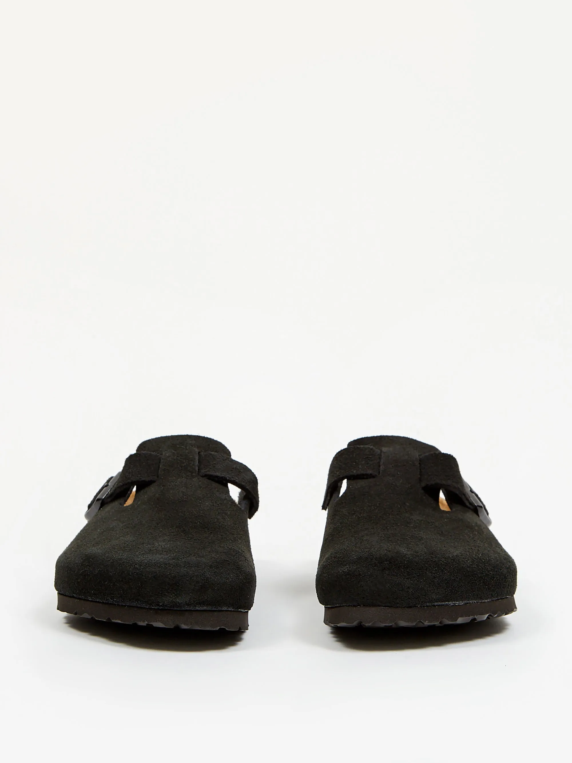 Birkenstock Boston Suede W - Black