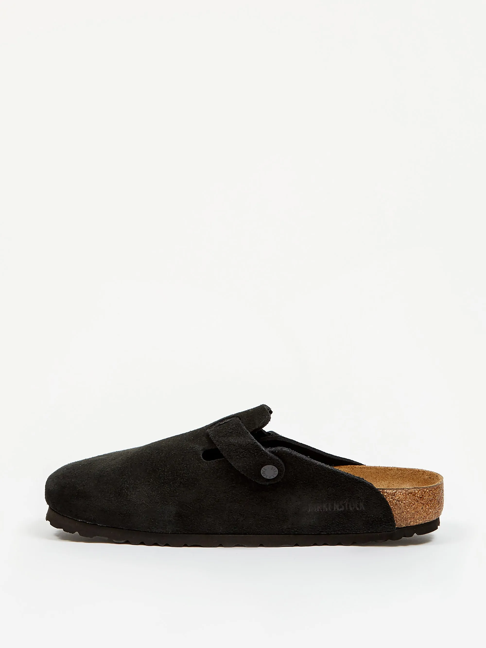 Birkenstock Boston Suede W - Black