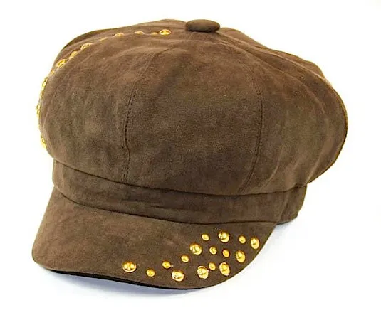 Bling Polysuede Newsboy