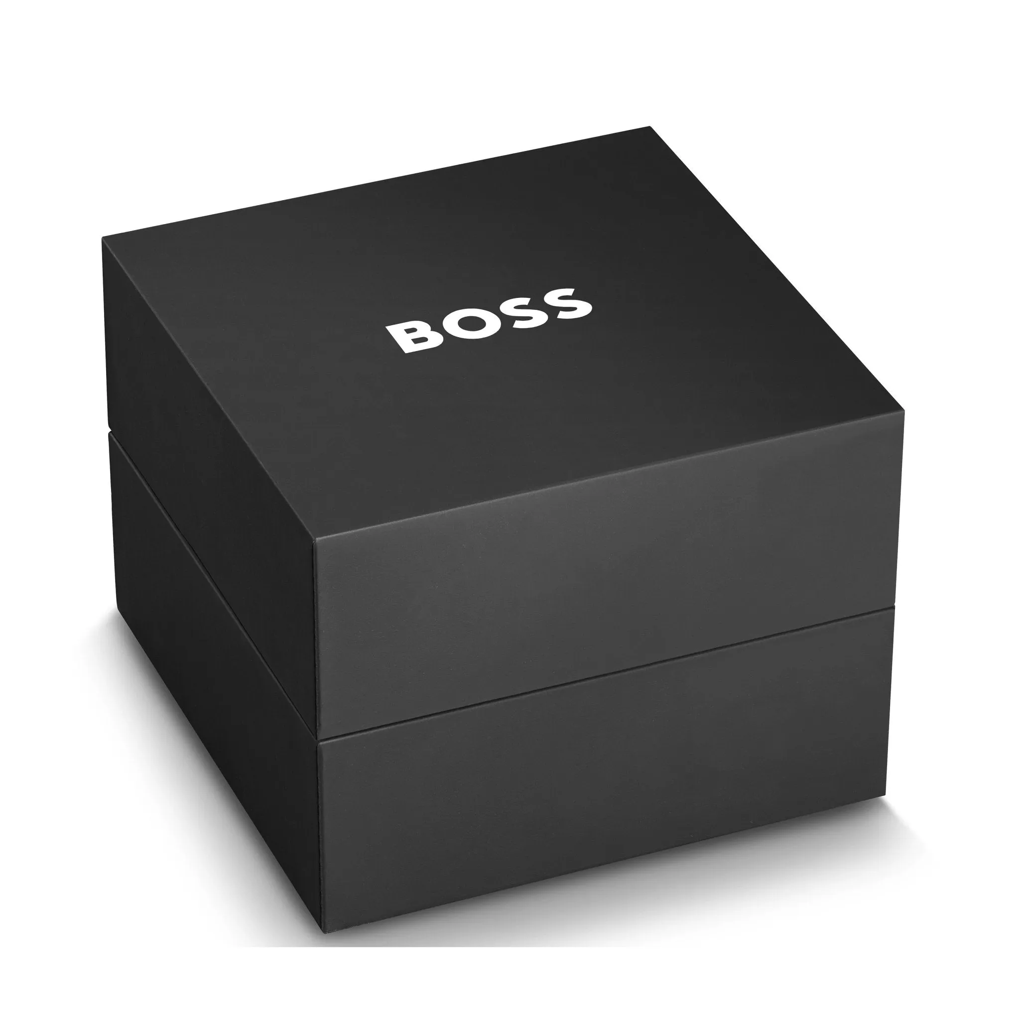BOSS Troper 44mm Black Leather Quartz Men's Watch