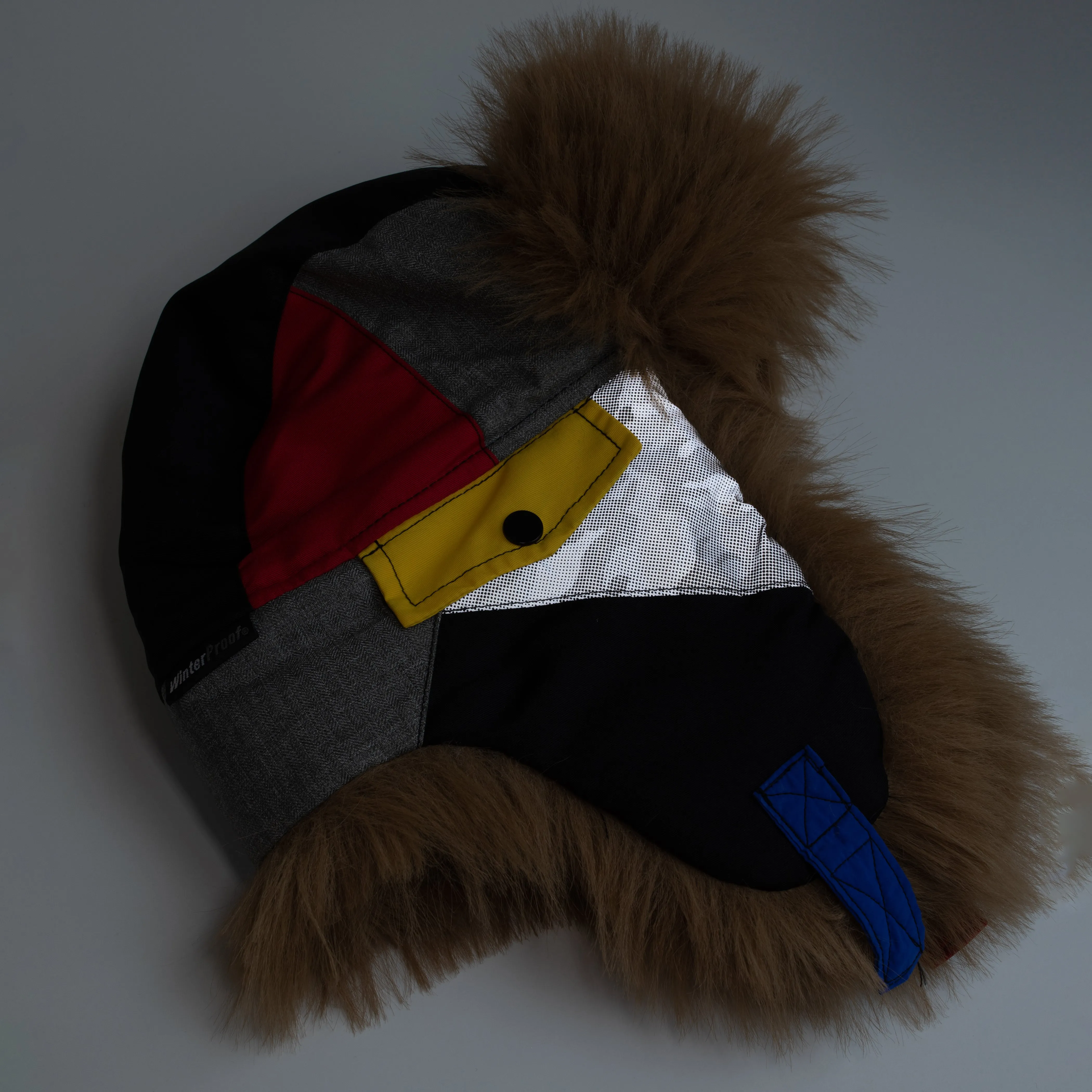 Boy's Colour Block Reflectve Trapper Hat