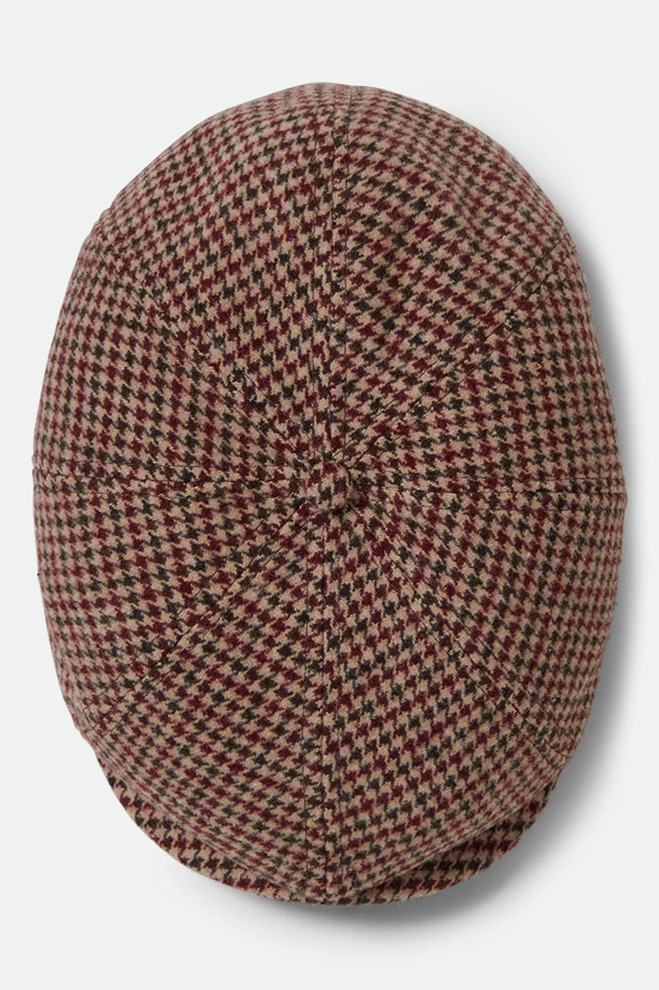 Brood Lightweight Newsboy Cap - Cranberry Juice/Sepia