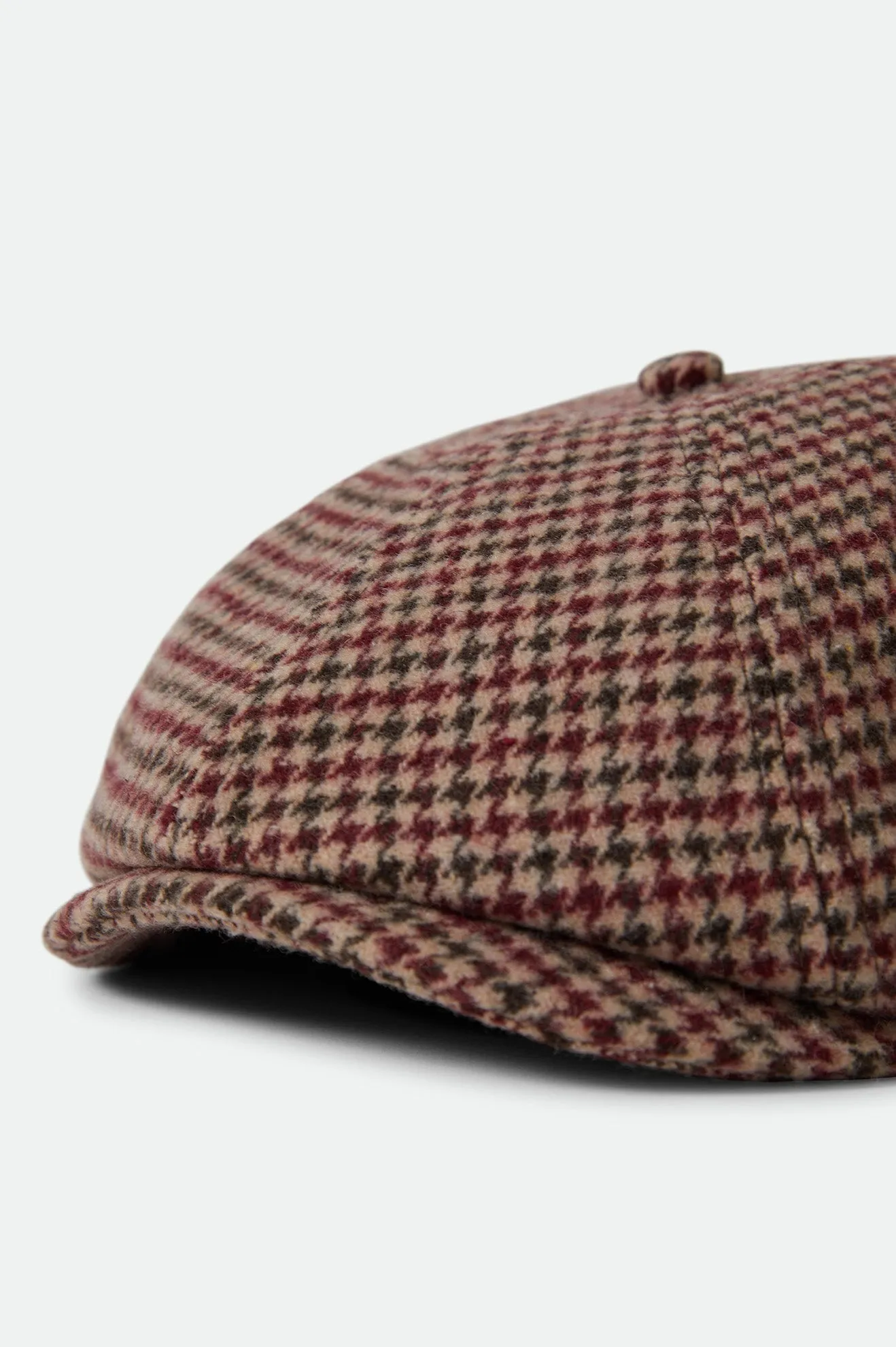 Brood Lightweight Newsboy Cap - Cranberry Juice/Sepia