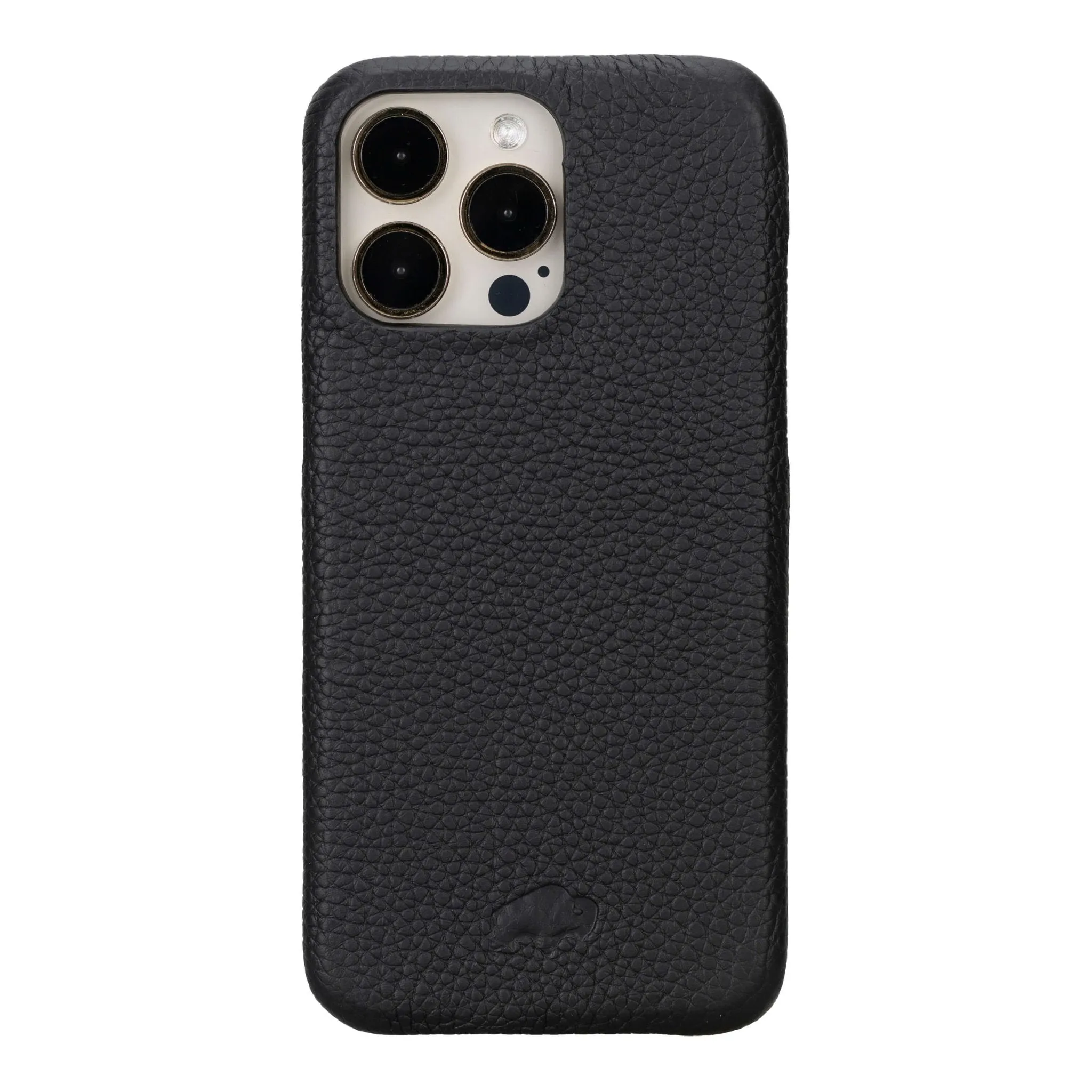 Burkley iPhone 15 Pro Max Wallet Case, Pebble Black