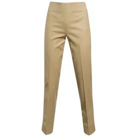Classic Side Zip L/W Wool Pant In Fallow