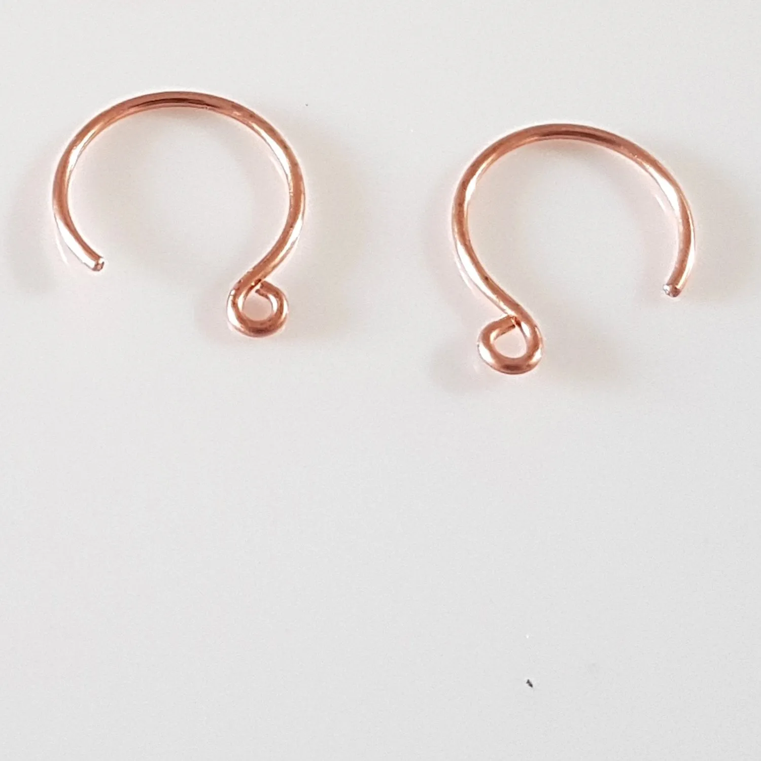 Copper Circle Handmade Earring Wires/Hooks | C-007EH | Jewellery Supply