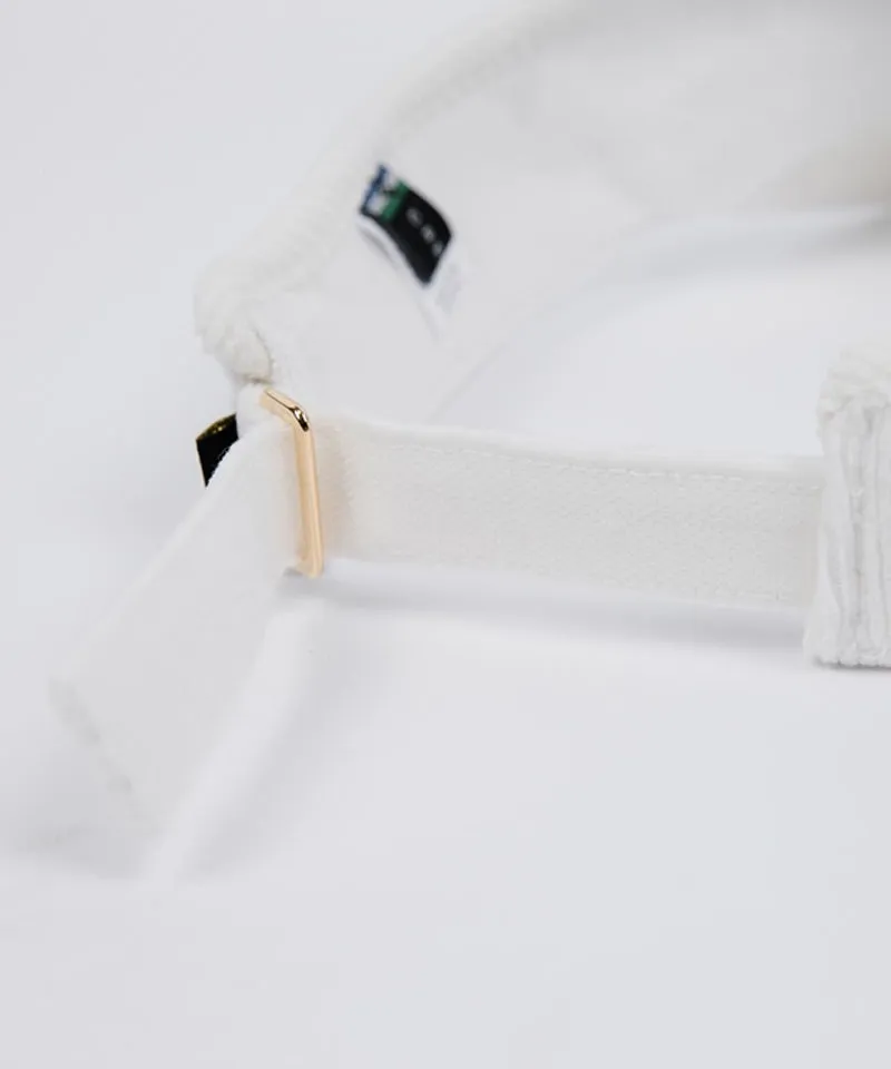 CREVE NINE: Corduroy Visor - Ivory