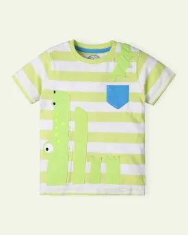 Crocodile Appliqued T-Shirt