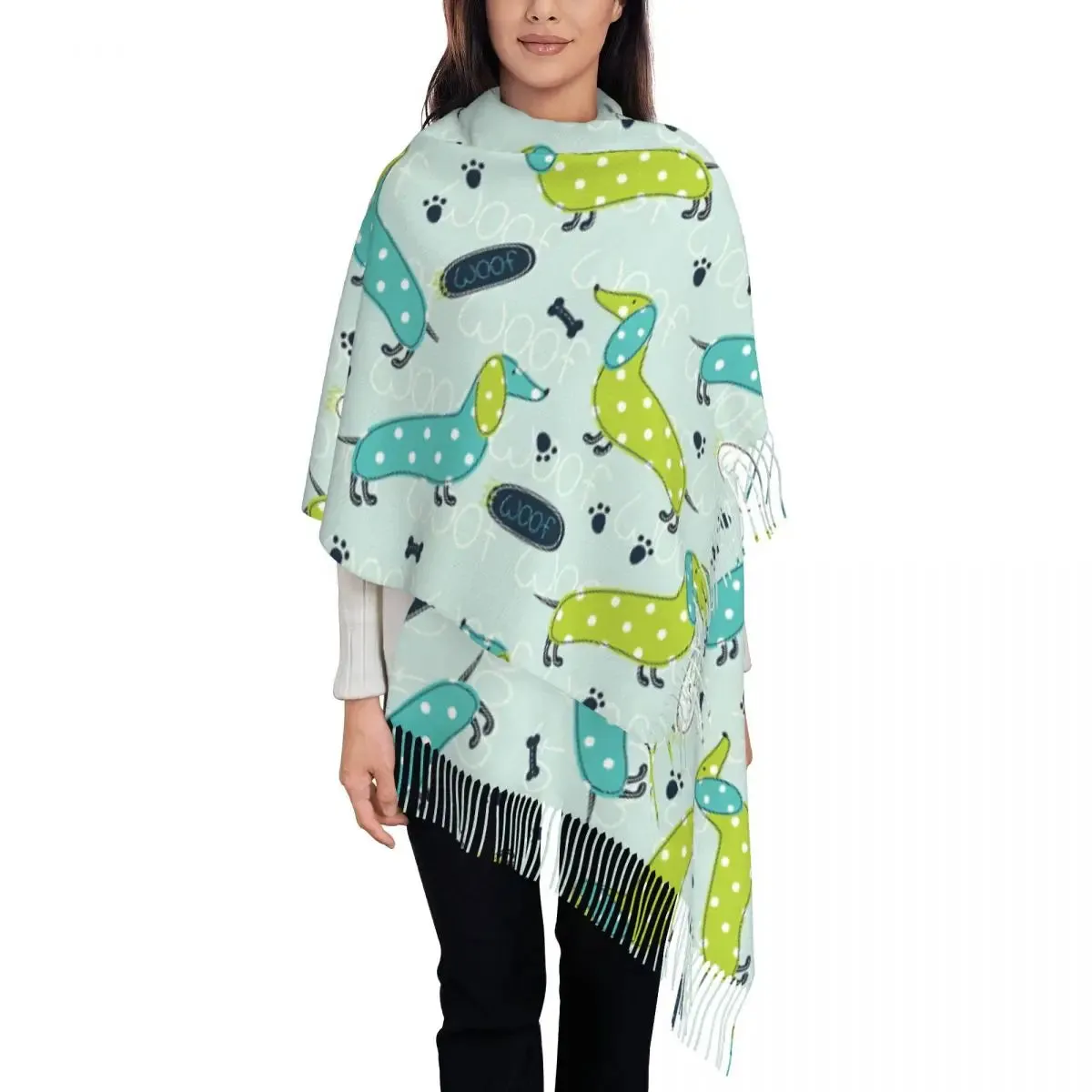 Dazzling Dachshund Scarf for Winter