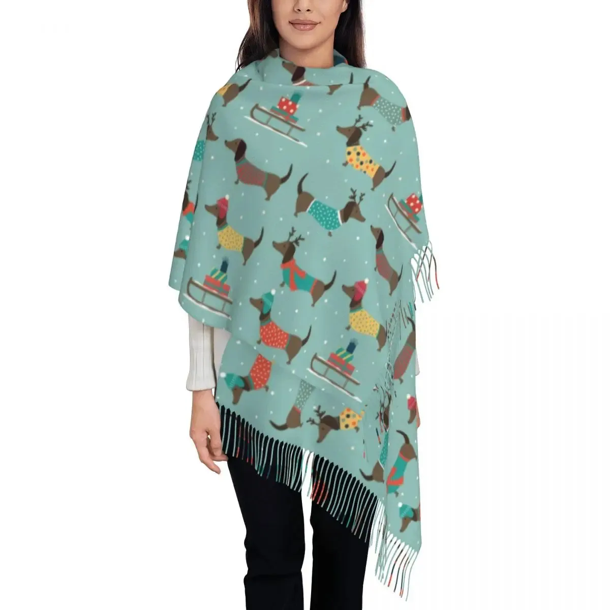 Dazzling Dachshund Scarf for Winter