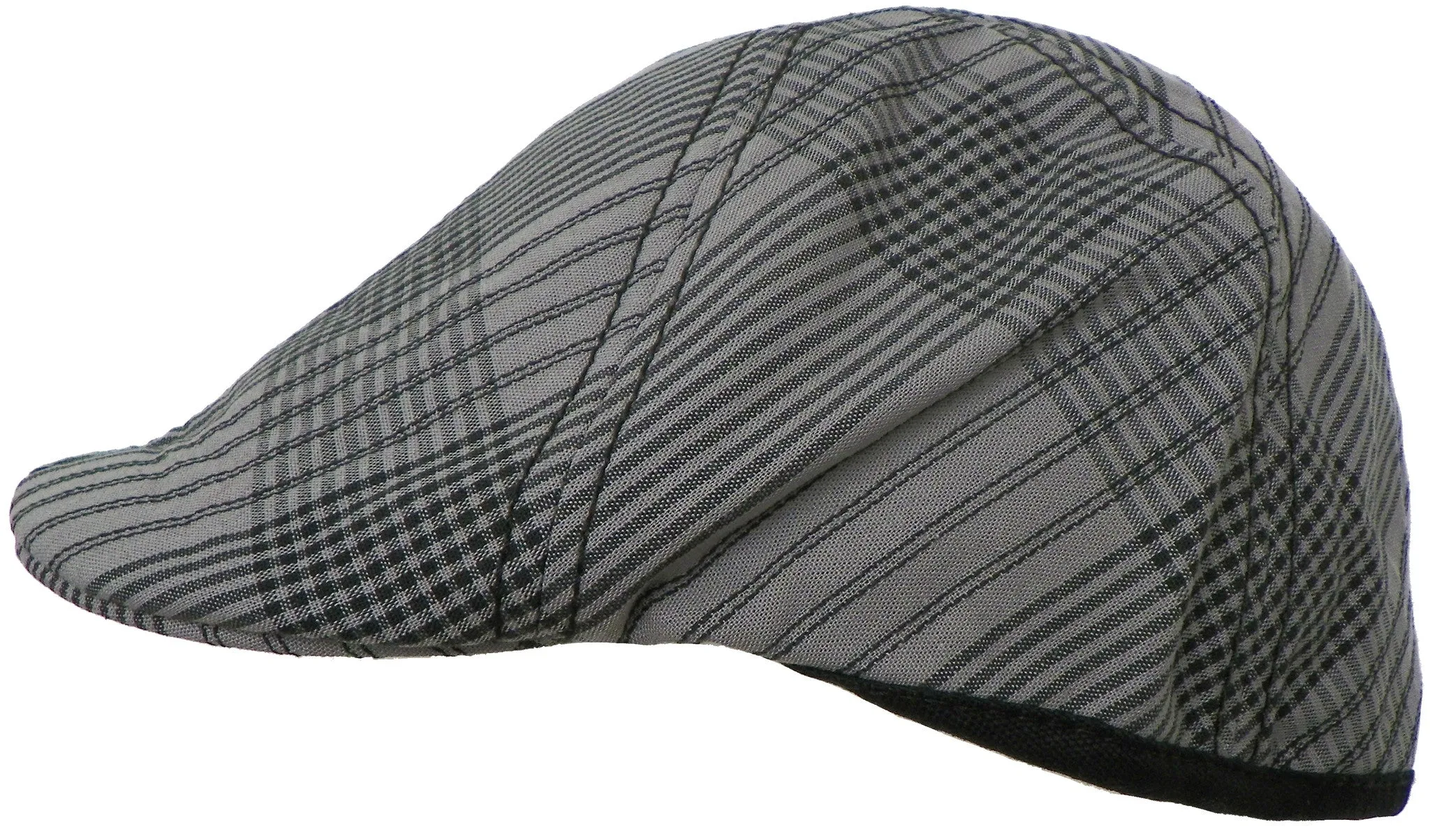 Dickies Plaid Reversible 6 Panel Cap 100% Cotton Duckbill Scally Pub Hat Newsboy