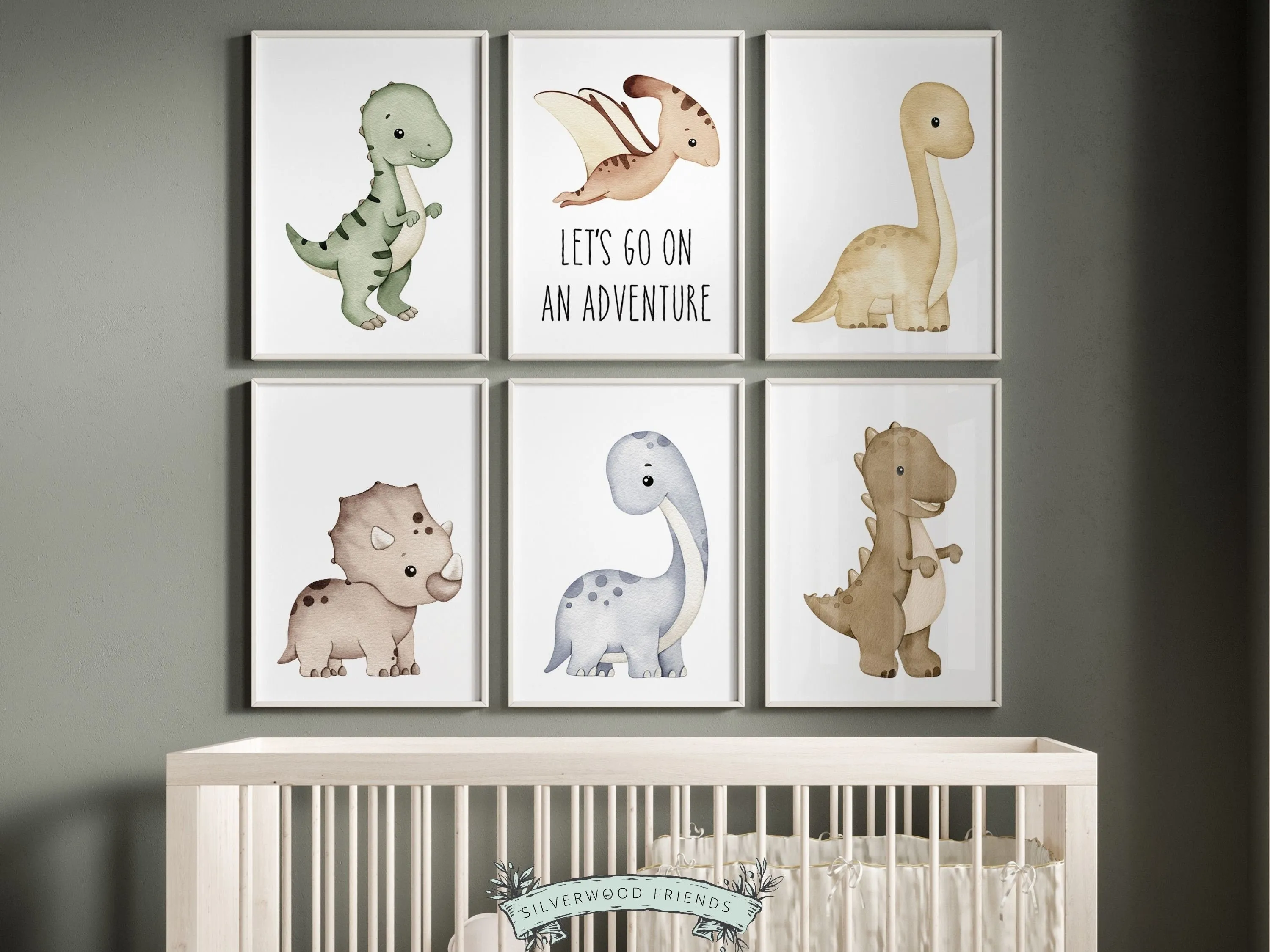 Dinosaur Prints For Boys Room