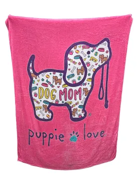 DOG MOM PATTERN PUP BLANKET