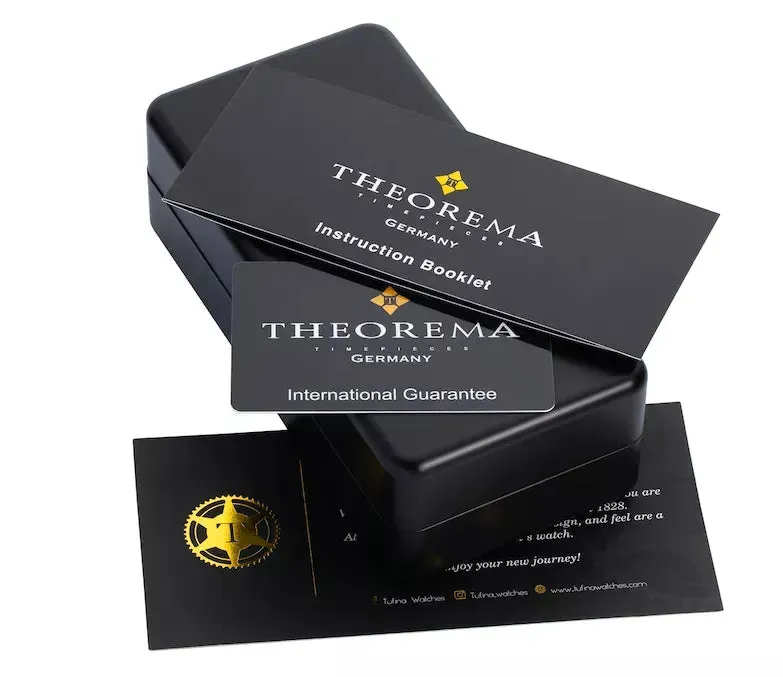 Dual-time automatic Ibiza - GM-128-6 |Black| by Theorema, Germany