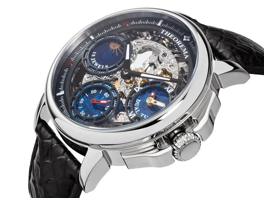Dual-Time Buenos Aires GM-114-2 | Silver | Theorema, Germany