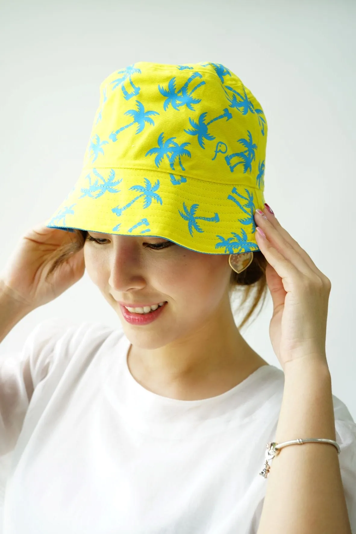 ELEPH HAT PALM - Free size : Yellow/Blue