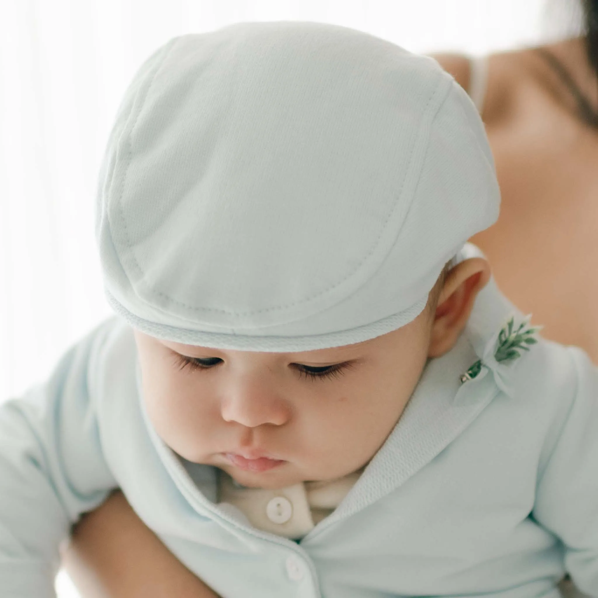 Ezra Powder Blue Newsboy Cap