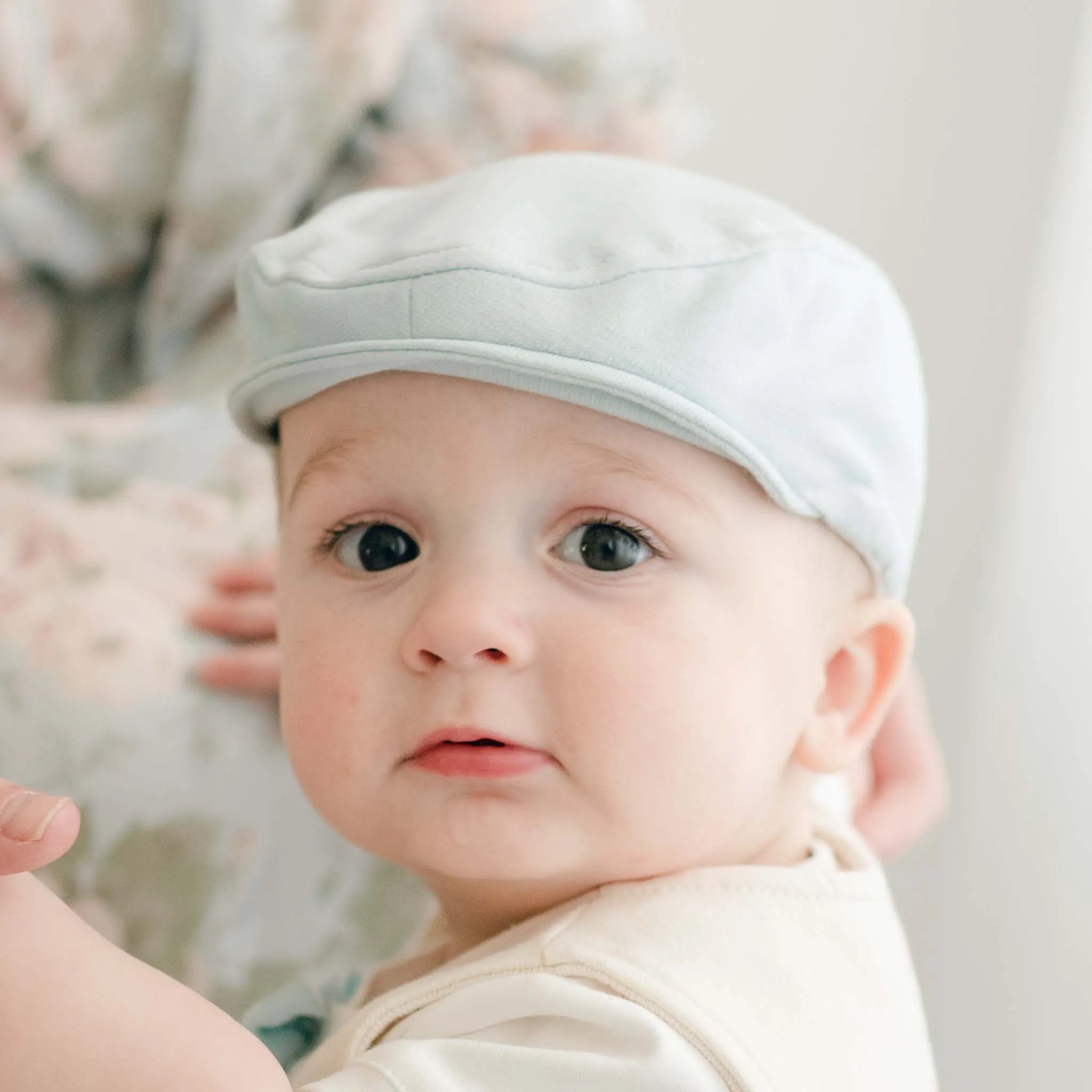 Ezra Powder Blue Newsboy Cap