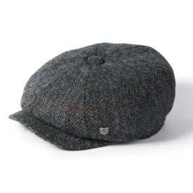 Failsworth Carloway Herringbone Harris Tweed Newsboy Cap