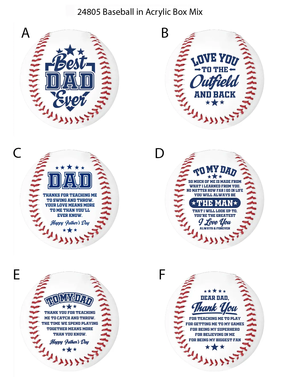 Father's Day Assorted Floor Display - 71 Pieces Per Retail Ready Display 88533
