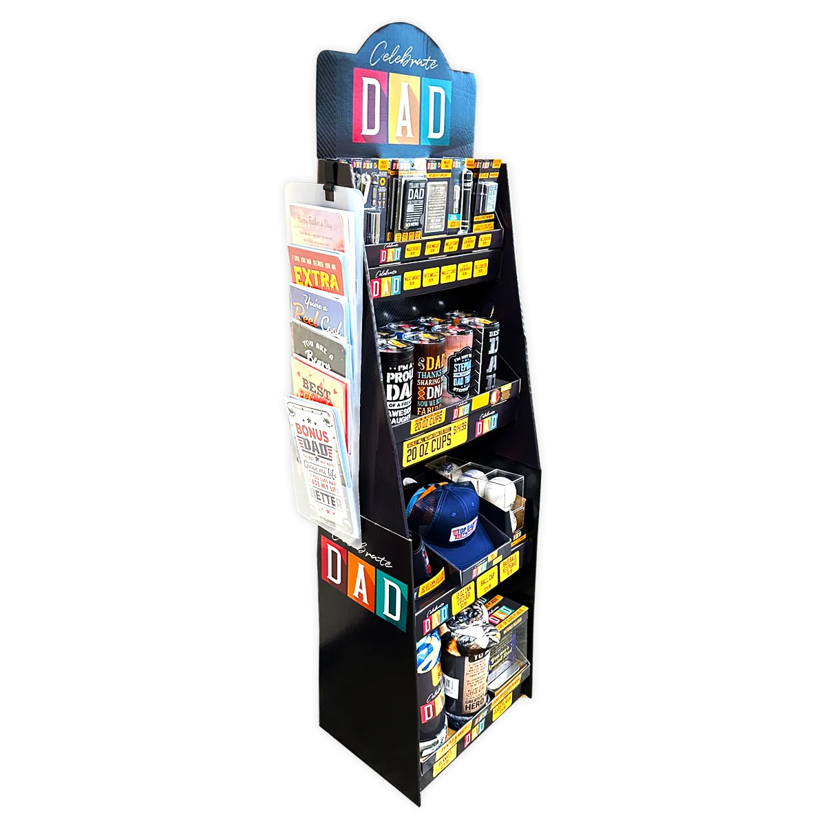 Father's Day Assorted Floor Display - 71 Pieces Per Retail Ready Display 88533