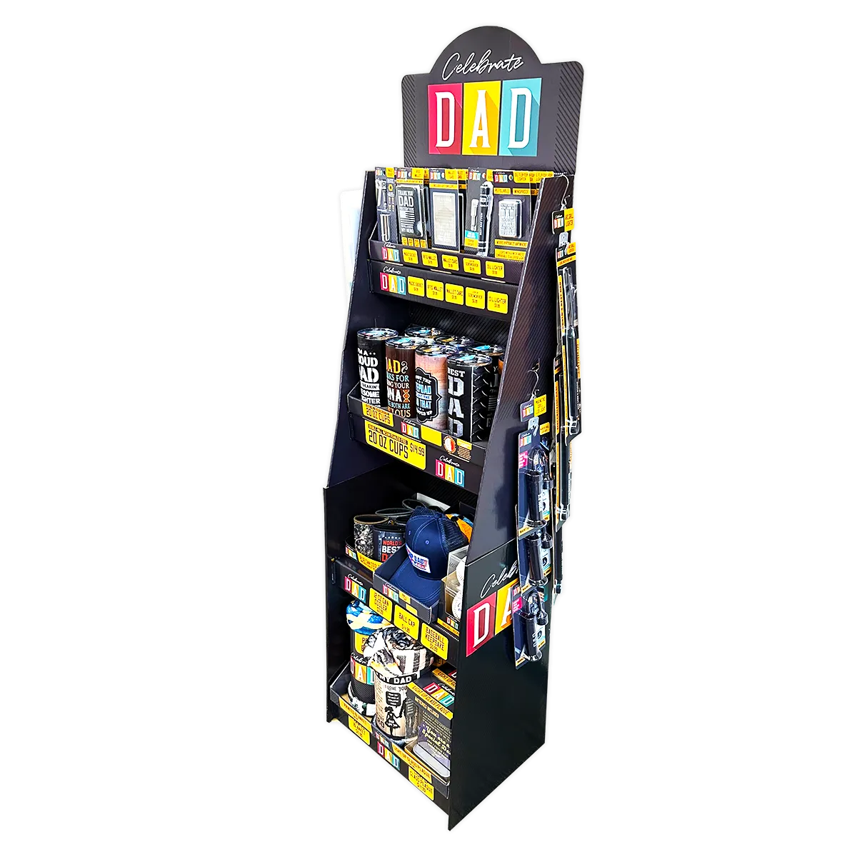 Father's Day Assorted Floor Display - 71 Pieces Per Retail Ready Display 88533