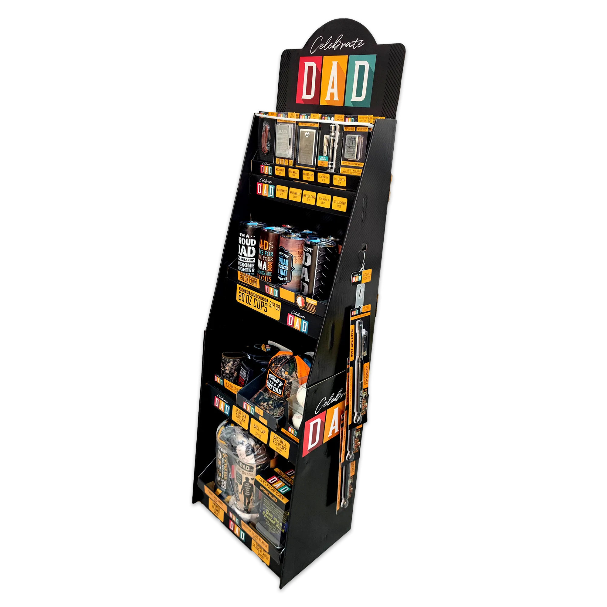 Father's Day Assortment Floor Display - 72 Pieces Per Retail Ready Display 88517