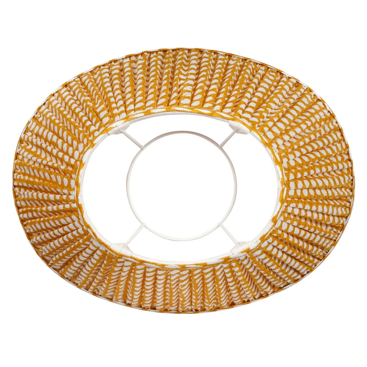 Fermoie Lampshade in Yellow Wicker