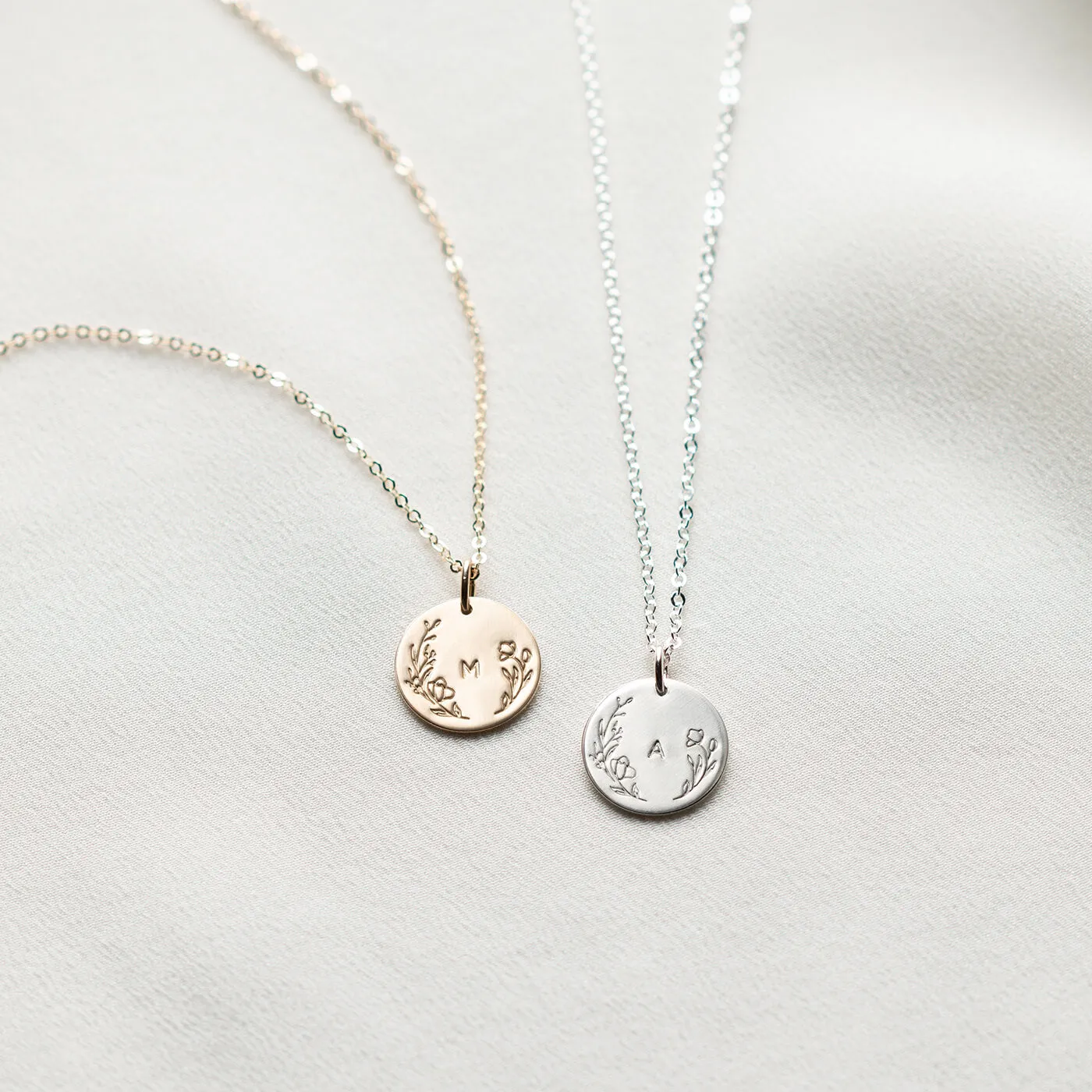 Floral Frame Necklace