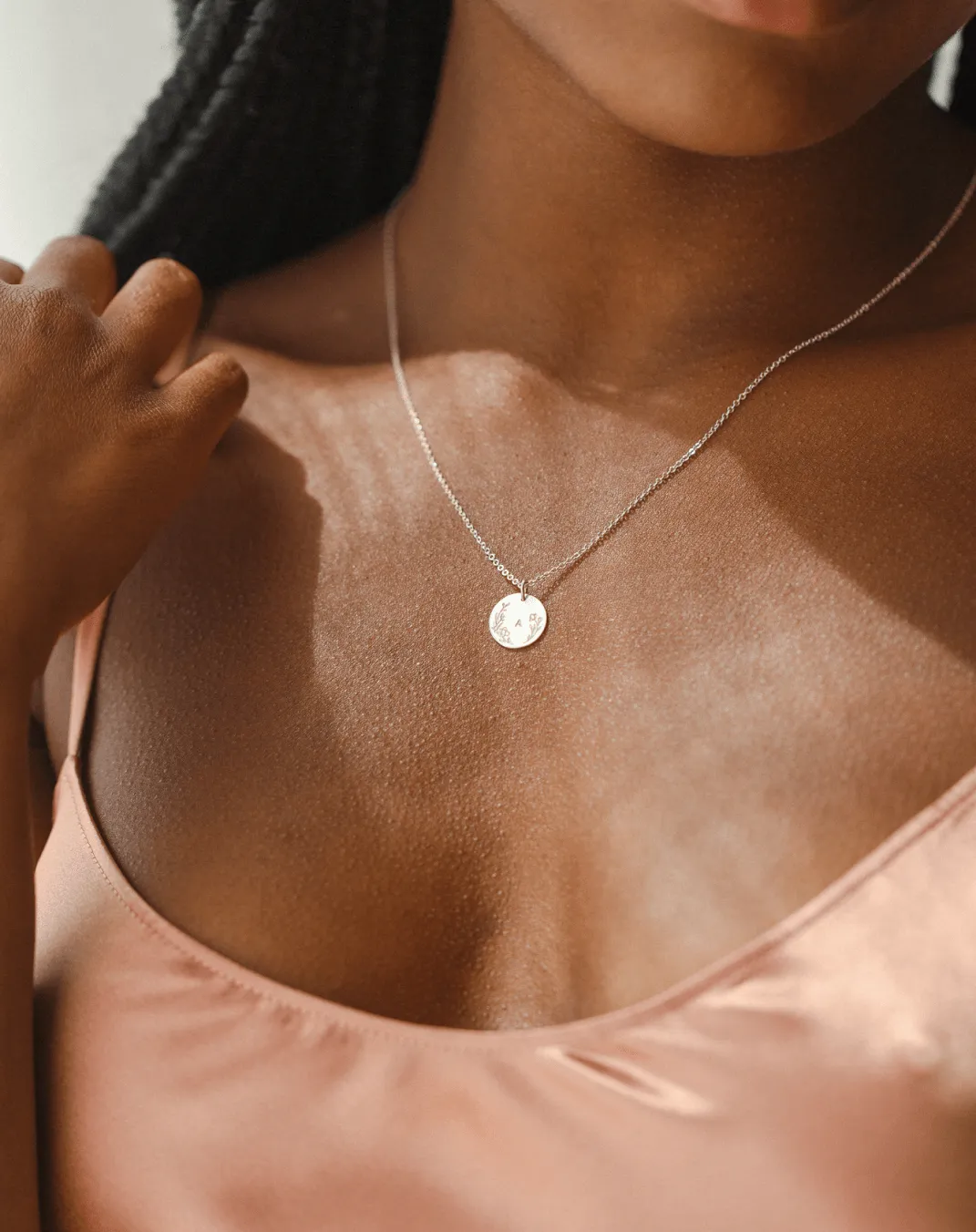 Floral Frame Necklace