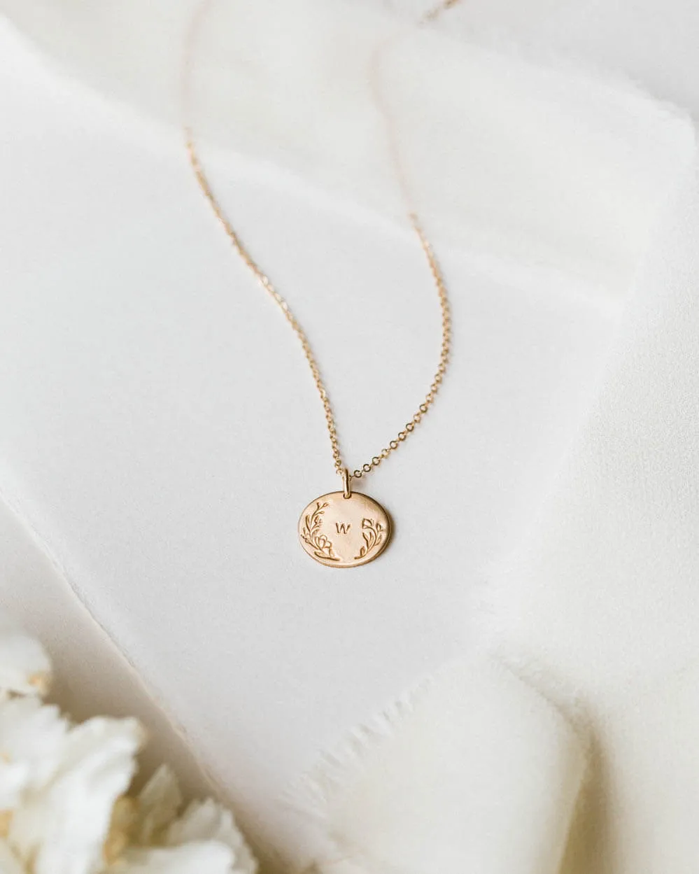 Floral Frame Necklace