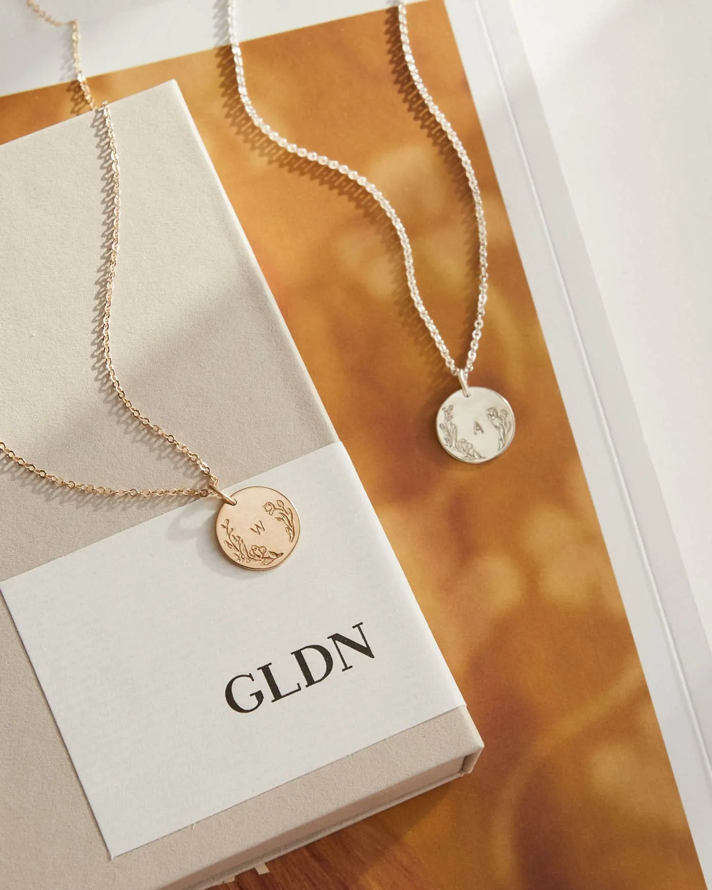 Floral Frame Necklace