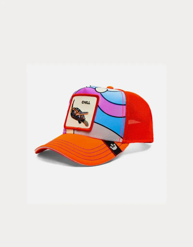 Goorin Bros Color-Changing Trucker Hat - 2 Crush 2 Furious {Chill} - Orange