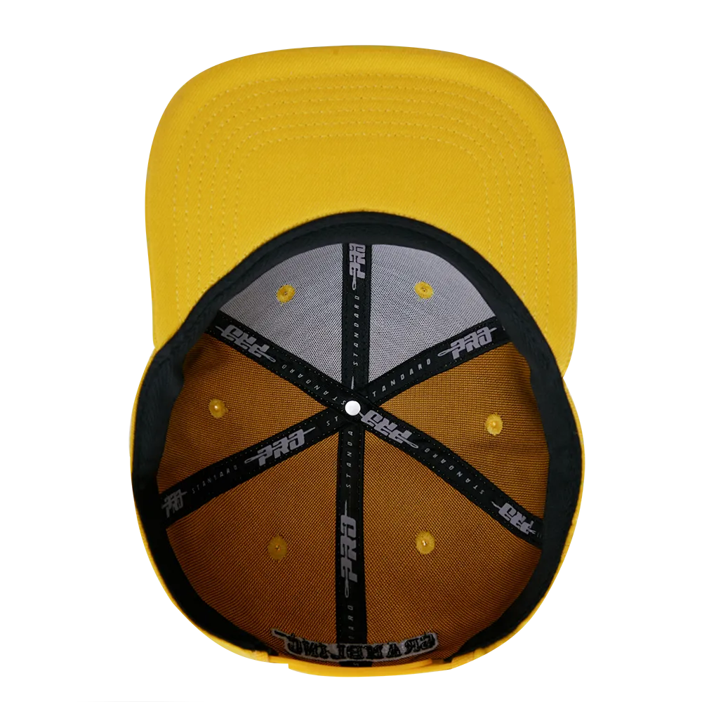 GRAMBLING STATE UNIVERSITY CLASSIC UNISEX WOOL SNAPBACK HAT (YELLOW)