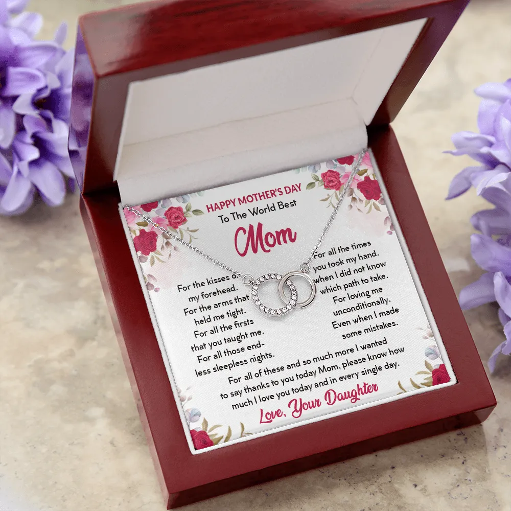 Happy Mother's Day Perfect Pair Necklace