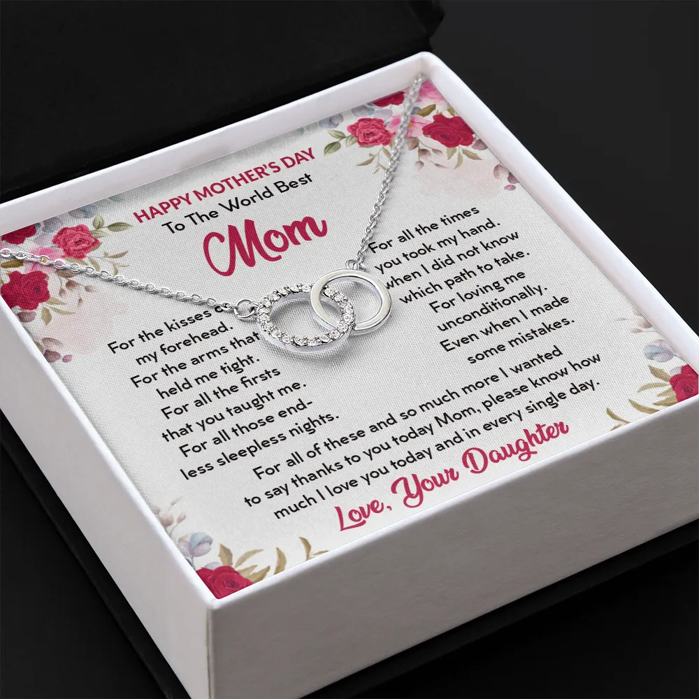 Happy Mother's Day Perfect Pair Necklace