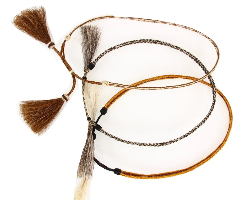 Horse Hair Hat Band 3/8" - Assorted Colours