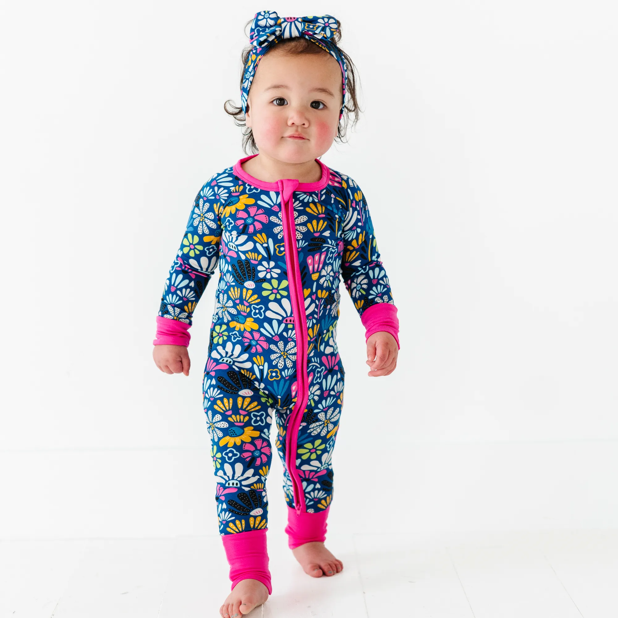 I Can Buy Myself Flowers Convertible Footies with Ruffle