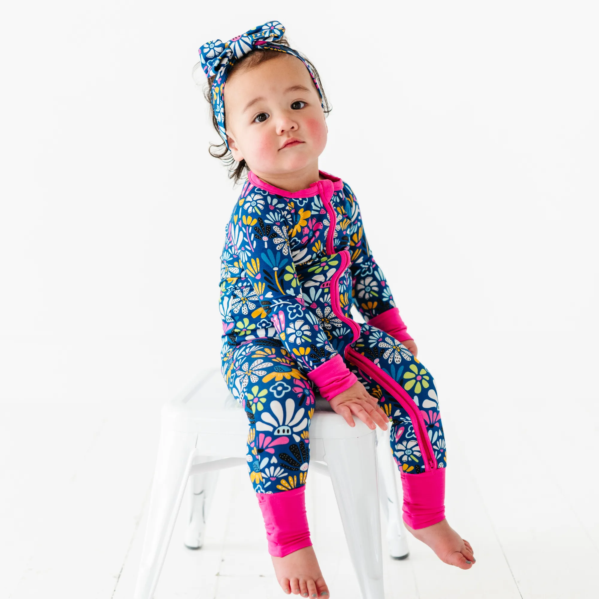 I Can Buy Myself Flowers Convertible Footies with Ruffle